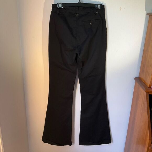 J Brand Flared Puddle Cuff Ankle. High rise, brushed cotton, Size 27. So cool - Picture 2 of 13